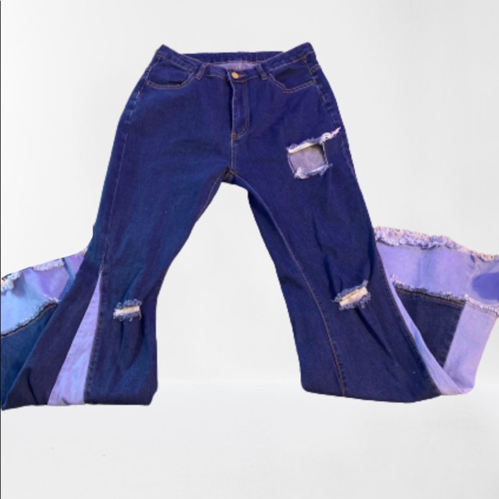 Distressed Bell Bottoms